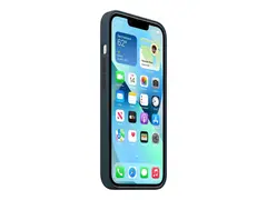 Apple - Baksidedeksel for mobiltelefon med MagSafe - silikon - avgrunnsblå - for iPhone 13