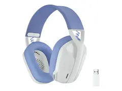 Logitech Lightspeed G435 - Hodesett - full st&#248;rrelse Bluetooth / 2,4 GHz radiofrekvens - tr&#229;dl&#248;s - hvit - Discord Certified