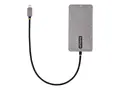 STARTECH.COM USB C Multiport Adapter Dual HDMI Video 4K 60Hz 2Pt 5Gbps USB-A