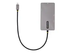 STARTECH.COM USB C Multiport Adapter Dual HDMI Video 4K 60Hz 2Pt 5Gbps USB-A