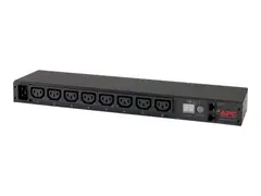 APC Metered Rack PDU AP7821B - Strømfordelerenhet (kan monteres i rack) AC 100-240 V - Ethernet 10/100 - inngang: IEC 60320 C20 - utgangskontakter: 8 (power IEC 60320 C13) - 1U - 2.5 m kabel - for P/N: SMTL1000RMI2UC, SMX1000C, SMX1500RM2UC, SMX1500RM2UCNC, SMX750C, SMX750CNC