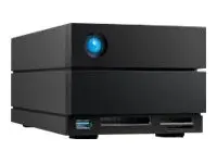 LaCie 2big Dock STLG28000400 - Harddiskarray 28 TB - 2 br&#248;nner (SATA-600) - HDD 14 TB x 2 - Thunderbolt 4, USB 3.2 Gen 2 (ekstern) - med 5-&#229;rs Rescue Data Recovery Service Plan