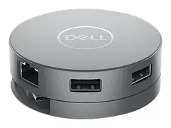 Dell Mobile Adapter DA310 - dokkingstasjon USB-C - VGA, HDMI, DP, USB-C - 1GbE