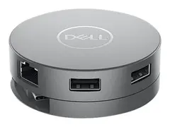 Dell Mobile Adapter DA310 - dokkingstasjon USB-C - VGA, DP, HDMI, USB-C - 1GbE
