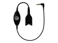 EPOS CMB 01 CTRL - Hodetelefonkabel - hodetelefonkontakt hann rett til minijakk hann vinklet 80 cm - svart - for IMPACT SC 230, 232, 260, 262, 630, 632, 660, 662