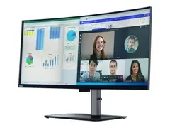 Lenovo ThinkVision P40w-20 - LED-skjerm - kurvet 40" (39.7" synlig) - 5120 x 2160 WUHD @ 75 Hz - IPS - 300 cd/m² - 1000:1 - 4 ms - 2xThunderbolt 4, DisplayPort, HDMI - ravnsort - Campus