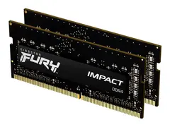 Kingston FURY Impact - DDR4 - sett - 16 GB: 2 x 8 GB SO DIMM 260-pin - 1600 MHz / PC4-25600 - ikke-bufret