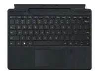 Microsoft Surface Pro Signature Keyboard with Fingerprint Reader Tastatur - med styreplate, akselerometer, lagrings- og ladebakke for Surface Slim Pen 2 - QWERTY - Nordisk (dansk/finsk/norsk/svensk) - svart - kommersiell - for Surface Pro 8, Pro X