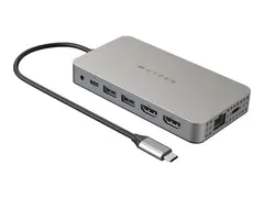 HyperDrive - dokkingstasjon - USB-C - 2 x HDMI 1GbE