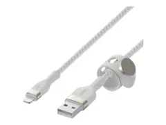 Belkin BOOST CHARGE - Lightning-kabel - USB hann til Lightning hann 3 m - hvit