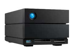 LaCie 2big Dock STLG40000400 - Harddiskarray 40 TB - 2 br&#248;nner (SATA-600) - HDD 20 TB x 2 - Thunderbolt 4, USB 3.2 Gen 2 (ekstern) - med 5-&#229;rs Rescue Data Recovery Service Plan