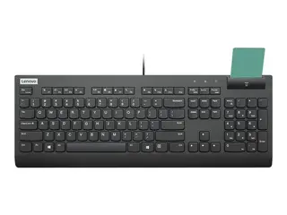 Lenovo Smartcard Wired Keyboard II Tastatur - USB - Norsk - svart - CRU