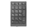Lenovo Go Wireless Numeric Keypad Tastegruppe - tr&#229;dl&#248;s - 2.4 GHz - tastsvitsj: Scissor-Key - stormgr&#229; - l&#248;svekt