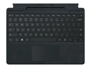 Microsoft Surface Pro Signature Keyboard Tastatur - med styreplate, akselerometer, lagrings- og ladebakke for Surface Slim Pen 2 - QWERTY - Nordisk (dansk/finsk/norsk/svensk) - svart - kommersiell - for Surface Pro 8, Pro X