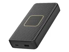 OtterBox - Trådløs nødlader - 15000 mAh - 18 watt 3 A - Apple Fast Charge, Huawei Fast Charge, PE 2.0+, PD 2.0, PD 3.0, AFC, SFCP, PE 1.1+ - 2 utgangskontakter (USB, 24 pin USB-C) - svart