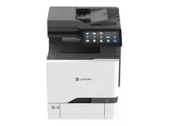 Lexmark CX735adse - Multifunksjonsskriver farge - laser - Legal (216 x 356 mm) (original) - A4/Legal (medie) - opp til 50 spm (kopiering) - opp til 50 spm (trykking) - 650 ark - 33.6 kbps - USB 2.0, Gigabit LAN, USB 2.0 vert