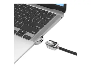 Compulocks Ledge Lock Adapter for MacBook Air M1 with Combination Cable Lock Sikkerhetssporlåsadapter - med kombokabellås - sølv - for MacBook Air 13,3"
