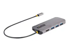 STARTECH.COM USB C Multiport Adapter 4 60Hz HDMI HDR10 Video 3 Port 5Gbps USB-
