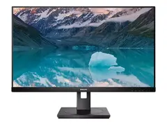 Philips 242S9JML - S Line - LED-skjerm 24&quot; (23.8&quot; synlig) - 1920 x 1080 Full HD (1080p) @ 75 Hz - VA - 300 cd/m&#178; - 3000:1 - 4 ms - HDMI, VGA, DisplayPort - h&#248;yttalere - svart