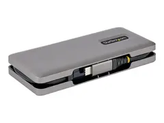 StarTech.com 4-Port USB-C Hub, 1x USB-A and 3x USB-C Ports, USB 3.1 10Gbps, Bus Powered, USB Type C Hub with 9.8in (25cm) Wrap-Around Cable, Portable USB-C to USB-A Hub USB Expansion Hub (HB31CM1A3CB) - hub - 4 porter