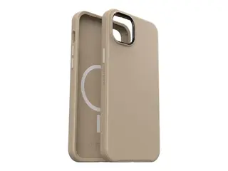 OtterBox Symmetry Series+ - Baksidedeksel for mobiltelefon antimikrobielt - MagSafe-samsvar - polykarbonat, syntetisk gummi - ikke engang chai (brun) - for Apple iPhone 14 Plus