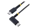STARTECH.COM 6in 15cm USB C Charging Cable Right Angle 60W PD 3A Heavy Duty