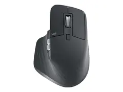 Logitech Master Series MX Master 3S for Business Mus - ergonomisk - h&#248;yrehendt - optisk - 7 knapper - tr&#229;dl&#248;s - Bluetooth - Logitech Logi Bolt USB-mottaker - grafitt