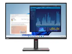 Lenovo ThinkVision T27p-30 - LED-skjerm 27&quot; - 3840 x 2160 4K @ 60 Hz - IPS - 350 cd/m&#178; - 1300:1 - 4 ms - HDMI, DisplayPort, USB-C - svart - Campus