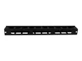 StarTech.com 1U Horizontal Finger Duct Rack Cable Management Panel with Cover Server Rack Cable Duct - Rack Cable Organizer / Manager (CMDUCT1UX) - rackkabelstyringspanel - 1U
