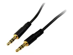 StarTech.com 6 ft Slim 3.5mm Stereo Audio Cable M/M - 3.5mm Male to Male Audio Cable for your, Tablet or MP3 Player (MU6MMS) - lydkabel - 1.8 m