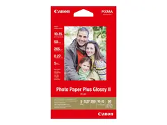 Canon Photo Paper Plus Glossy II PP-201 Blank - 100 x 150 mm - 260 g/m&#178; - 50 ark fotopapir - for PIXMA iP2600, iP2700, iX7000, MG2555, MG8250, mini320, MP520, MX7600, MX850, TS7450