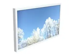 HI-ND - Monteringssett (hylster) landskap - for flatpanel - hvit - skjermstørrelse: 55" - veggmonterbar - for Samsung QM43B-T