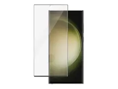 PanzerGlass - Skjermbeskyttelse for mobiltelefon ultrabred passform - glass - rammefarge svart - for Samsung Galaxy S23 Ultra