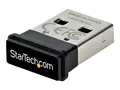 StarTech.com USB Bluetooth 5.0 Adapter, USB Bluetooth Dongle Receiver for PC/Computer/Laptop/Keyboard/Mouse/Headsets, Range 33ft/10m, EDR (USBA-BLUETOOTH-V5-C2) nettverksadapter - USB