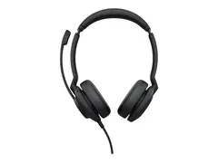 Jabra Evolve2 30 SE MS Stereo - Hodesett on-ear - kablet - USB-A - lydisolerende - Certified for Microsoft Teams
