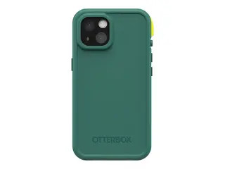OtterBox FRE - Beskyttende vanntett eske for mobiltelefon MagSafe-samsvar - 50 % resirkulert plast, 25 % havbasert resirkulert plast - pine (green) - for Apple iPhone 15 Pro