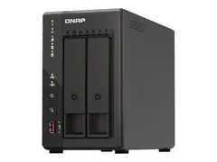 QNAP TS-253E - NAS-server - 2 br&#248;nner SATA 6Gb/s - RAID 0, 1, 5, 6, 10, 50, JBOD, 60 - RAM 8 GB - 2.5 Gigabit Ethernet - iSCSI st&#248;tte