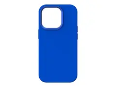 KEY - Baksidedeksel for mobiltelefon - antibakteriell MagSafe-samsvar - væskesilikon, hard polykarbonat - koboltblå - 6.1" - for Apple iPhone 14 Pro (6.1 tommer)