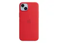 Apple - (PRODUCT) RED - baksidedeksel for mobiltelefon MagSafe-samsvar - silikon - rød - for iPhone 14 Plus