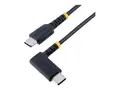 STARTECH.COM 6ft 2m USB C Charging Cable Right Angle 60W PD 3A Heavy Duty
