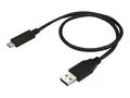 StarTech.com USB to USB C Cable 1.6 ft / 0.5m - M/M - USB 3.1 (10Gbps) - USB-C to USB 3.1 - USB Type C to Type A Cable (USB31AC50CM) - USB type C-kabel - USB-type A til 24 pin USB-C - 50 cm