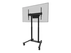 Neomounts FL55-875BL1 - Vogn - motorisert for LCD-skjerm - l&#229;sbar - st&#229;l - svart - skjermst&#248;rrelse: 55&quot;-100&quot;