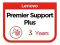 Lenovo Premier Support Plus Upgrade - Utvidet serviceavtale deler og arbeid (for system med 3 &#229;rs Premier Support) - 3 &#229;r - p&#229; stedet - for ThinkStation P410; P500; P510; P520; P520c; P620