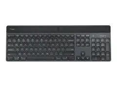 Targus EcoSmart - Tastatur - bærekraftig energiutvinning bakteriedrepende middel - bakgrunnsbelyst - trådløs - Bluetooth 5.0 - QWERTY - Nordisk - tastsvitsj: Scissor-Key - svart - recycled packaging