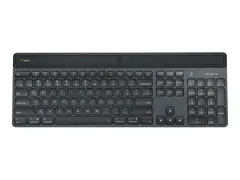 Targus EcoSmart - Tastatur - b&#230;rekraftig energiutvinning bakteriedrepende middel - bakgrunnsbelyst - tr&#229;dl&#248;s - Bluetooth 5.0 - QWERTY - Nordisk - tastsvitsj: Scissor-Key - svart - recycled packaging