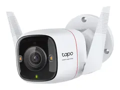 Tapo C325WB V1 - Nettverksoverv&#229;kingskamera kule - utend&#248;rs - st&#248;vsikker / v&#230;rsikker - farge (Dag og natt) - 4 MP - 2688 x 1520 - 2K - fastfokal - lyd - tr&#229;dl&#248;s - Wi-Fi - 2.4GHz radio - H.264 - DC 9 V