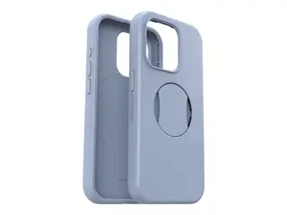 OtterBox OtterGrip Symmetry Series - Baksidedeksel for mobiltelefon MagSafe-samsvar - polykarbonat, syntetisk gummi - you do blue (blue) - for Apple iPhone 15 Pro