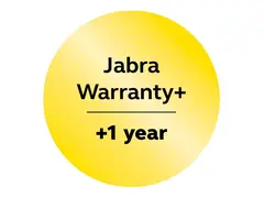 Jabra Warranty+ - Utvidet serviceavtale utvidet garanti - 1 &#229;r (fra opprinnelig kj&#248;psdato for utstyret) - for P/N: 8211-209, 8220-209