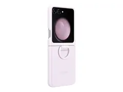 Samsung EF-PF731 - Baksidedeksel for mobiltelefon med ring - silikon - lavendel - for Galaxy Z Flip5