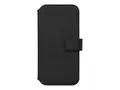 KEY Unstad - Lommebok for mobiltelefon MagSafe-samsvar - stoff, PU Nappa-l&#230;r, 100 % resirkulert termoplastisk polyuretan (TPU) - svart - for Apple iPhone 14 Plus